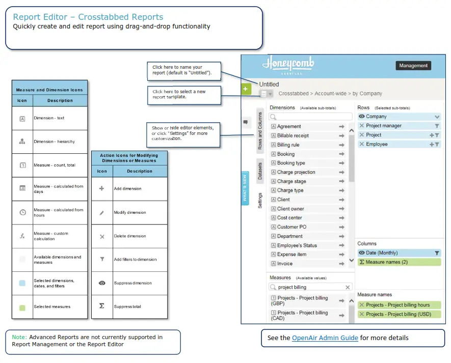 ORACLE OpenAir Report Management and Editor Software - fig 1