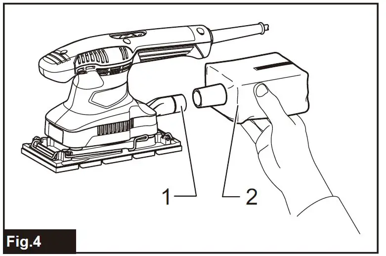 makita M9203 240V 1-3 Sheet Finishing SanderI FIG-4