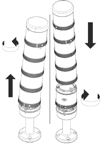 WERMA 862.000.03 Andon Wireless Set Instruction Manual Fig2