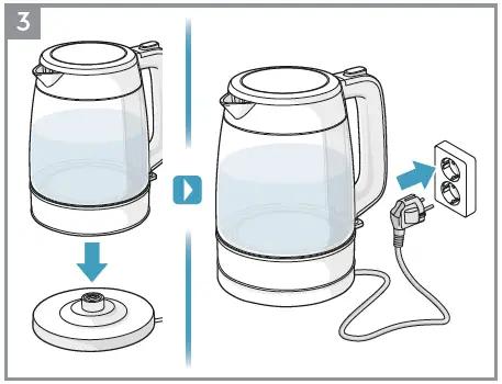 Electrolux E4GK1-4GB Create 4 Glass Kettle fig3
