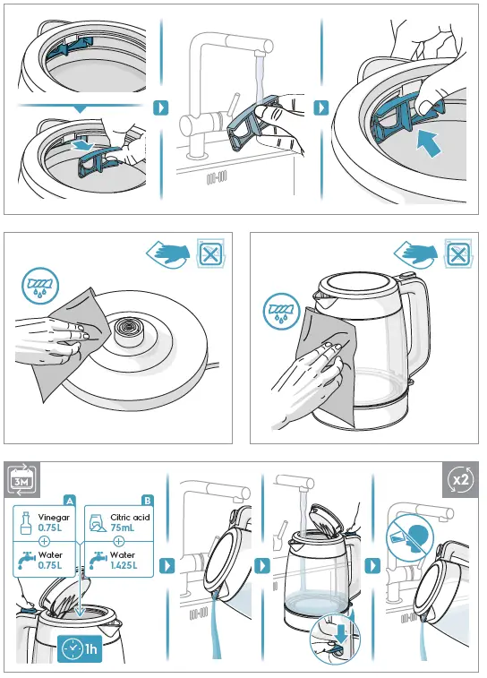 Electrolux E4GK1-4GB Create 4 Glass Kettle fig6