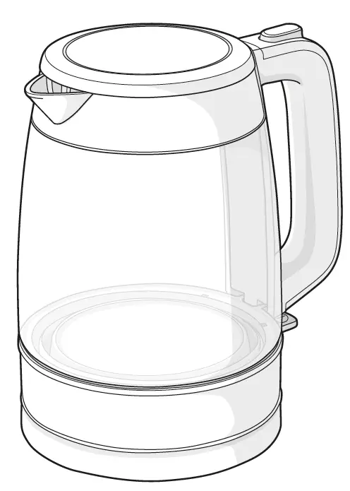 Electrolux E4GK1-4GB Create 4 Glass Kettle image