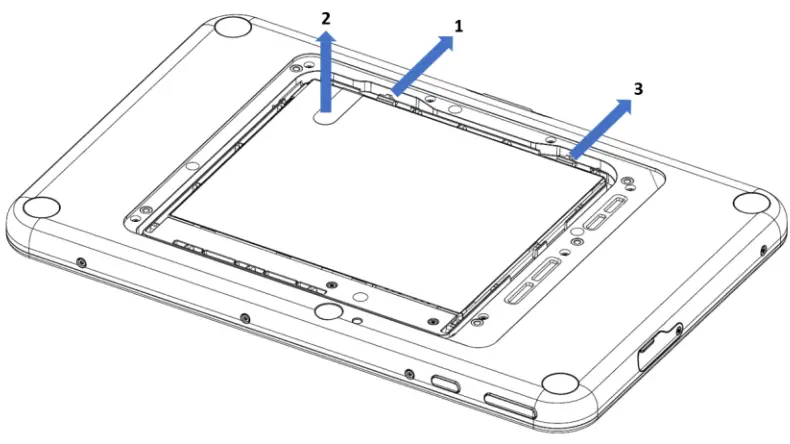 Aava Mobile INARI 8 Rugged Tablet - memory card