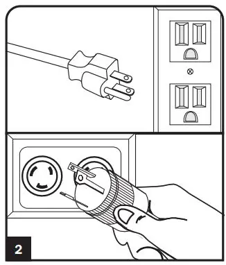 TRIPP LITE PDUMH20HV Metered Rack PDUs Owner's Manual - Attach the input plug of the PDU to a grounded outlet