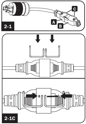TRIPP LITE PDUMH20HV Metered Rack PDUs Owner's Manual - NEMA Adapter Connection