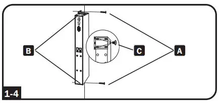 TRIPP LITE PDUMH20HV Metered Rack PDUs Owner's Manual - Wall Installation