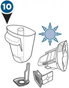 Emptying the Dirty Water Tank 10