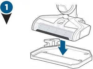 Using the Rinse and Storage Tray 1