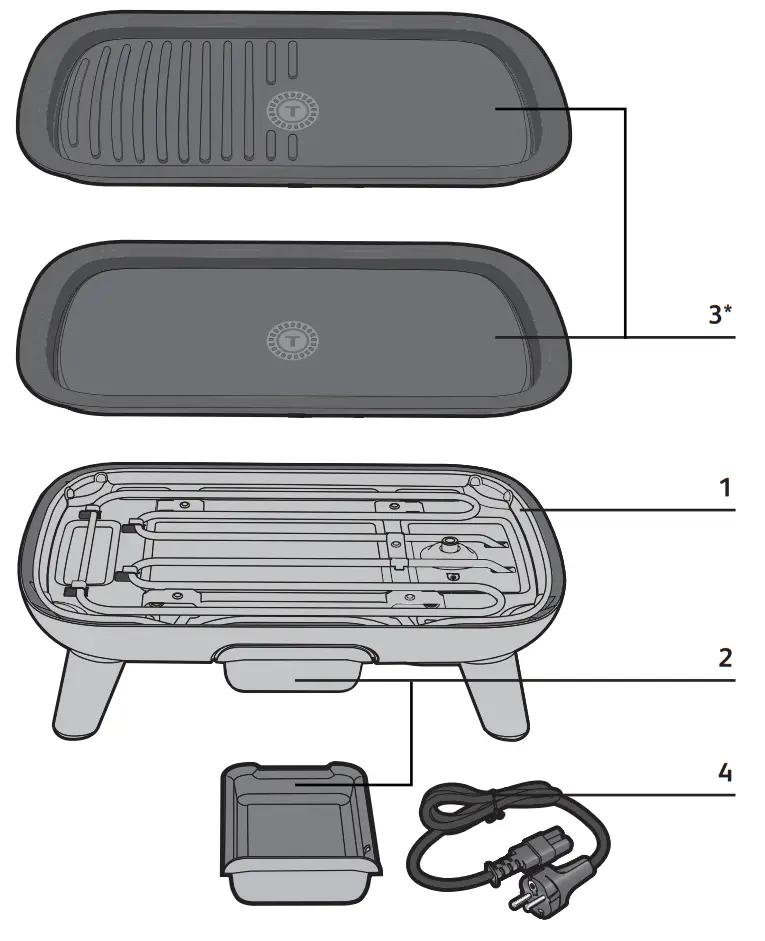 Tefal CB658B01 Table Grill with Thermospot - fig1