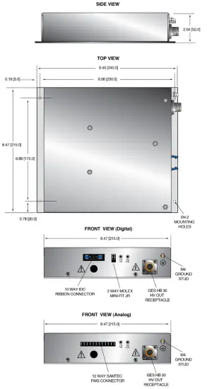Spellman MXR Series DC Converters Hot Switchable Polarity Reversing Power Supply - Mechanical