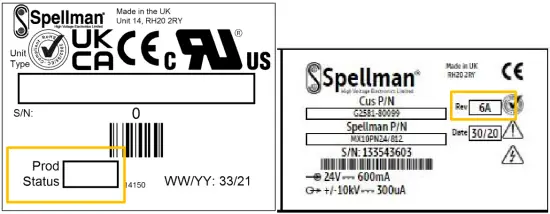 Spellman MXR Series DC Converters Hot Switchable Polarity Reversing Power Supply - examples