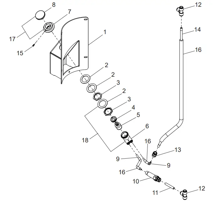 ELKAY LK4400BF Series Outdoor ezH2O Bottle Filling Station Pedestal - fig 4
