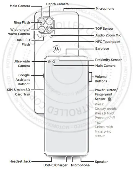 motorola XT2125 4 Moto G100 5G Smartphone - figure 1