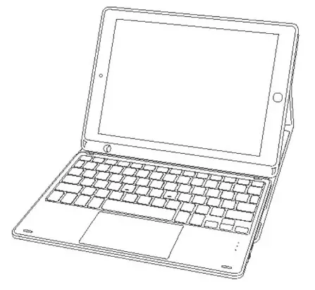 Shenzhen Qianhai Patuoxun Network Technology VTPC331AB iPad Keyboard Case - cover