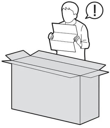 LG OLED55G1 55 Inch HD Smart TV - unpacking