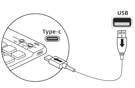 HUEBELLY-X13-Bluetooth-Keyboard-4