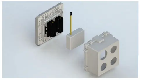 Z-WAVE -PAN06- In -Wall- Dual- Relay- Switch- Module- fig 3