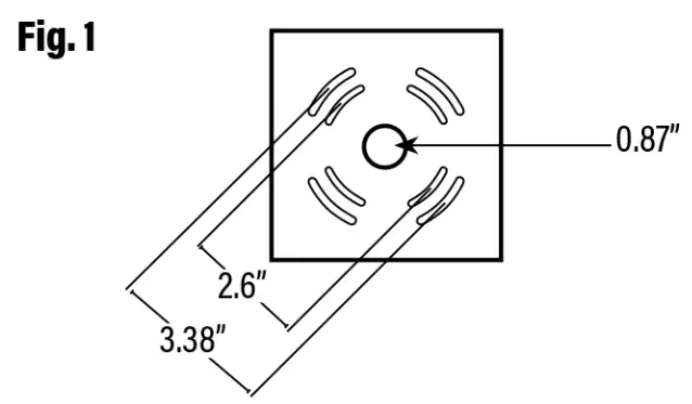 PQ Lighting LED Slim Cutoff Wall Pack - Mounting 1