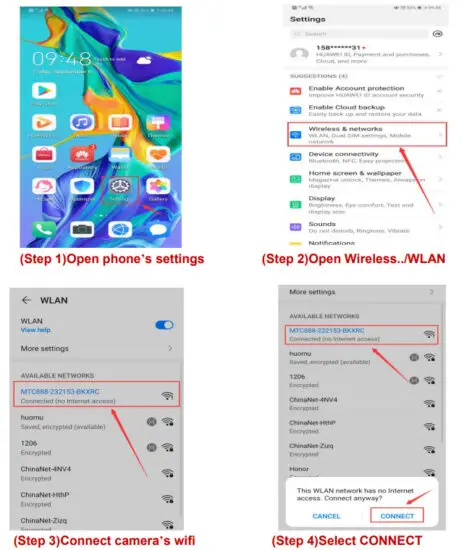 Shenzhen Benze Technology W3 WiFi Camera- figure 2