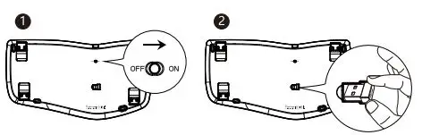 Jelly Comb KE68 Ergonomic Rechargeable Keyboard FIG 2