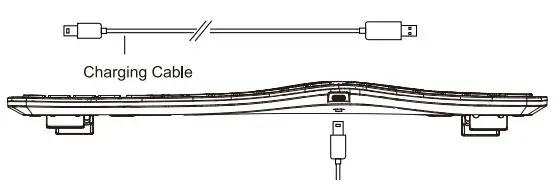 Jelly Comb KE68 Ergonomic Rechargeable Keyboard FIG 20