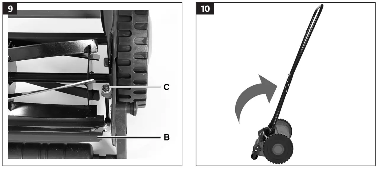 MEEC TOOLS 009208 Hand Mower fig 2