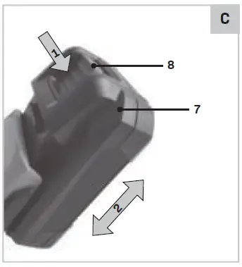 VONROC OT501DC Multi Tool Battery and Fast Charger fig 3