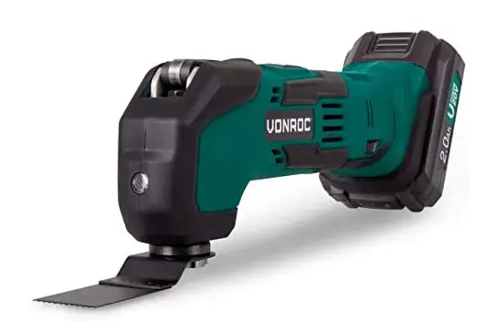 VONROC OT501DC Multi Tool Battery and Fast Charger product