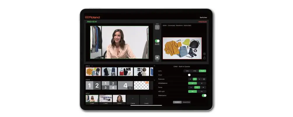 Roland Vrc-01 Aerocaster Live Streaming System Owner's Manual