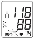 beurer BM 85 Blood Pressure Monitor - 7. Saving, displaying and deleting measured 3