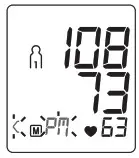 beurer BM 85 Blood Pressure Monitor - 7. Saving, displaying and deleting measured 4