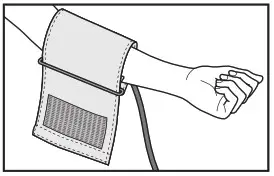 beurer BM 85 Blood Pressure Monitor - Attaching the cuff 1