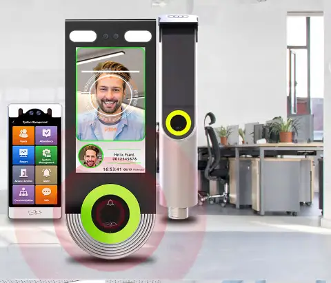 Guangzhou Fcard Electronics FC 8300T Dynamic Face Recognition Access Controller - fig 1