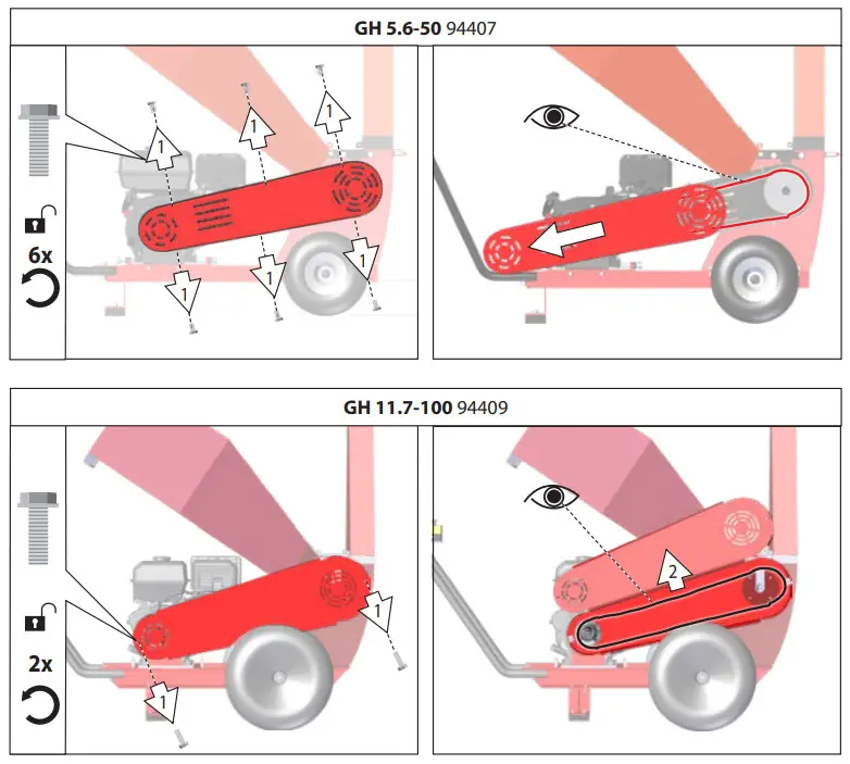GUDE GH 5.6-50 Petrol Branch Crusher - figure 19