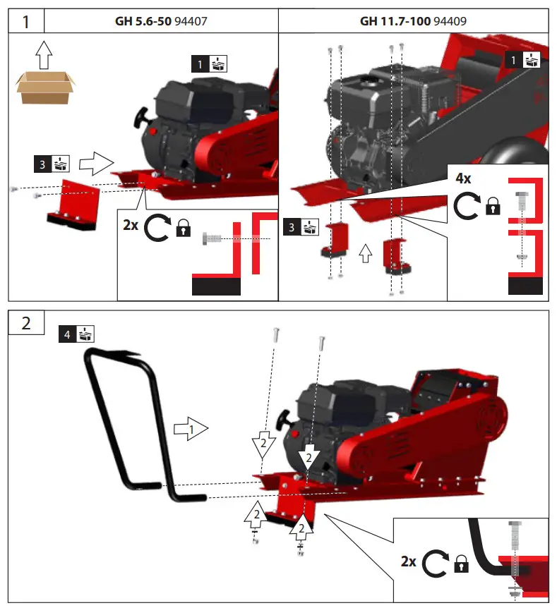 GUDE GH 5.6-50 Petrol Branch Crusher - figure 3