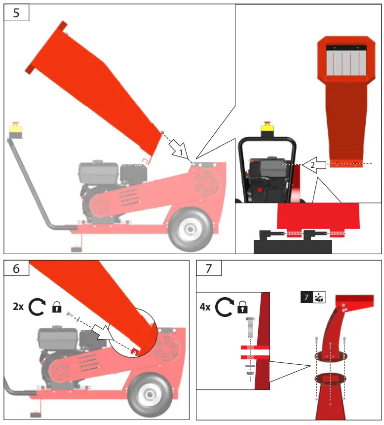 GUDE GH 5.6-50 Petrol Branch Crusher - figure 4