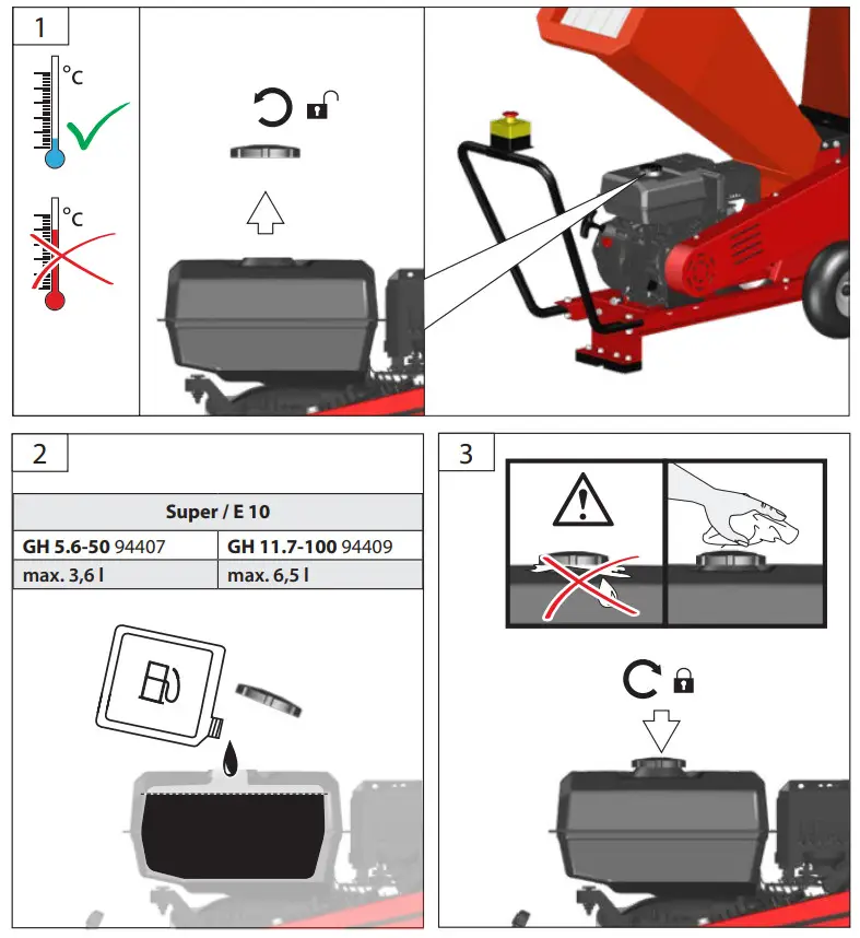 GUDE GH 5.6-50 Petrol Branch Crusher - figure 8