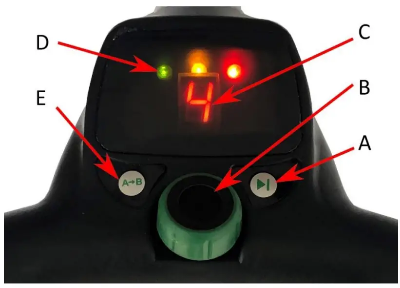 NOVA CADY P1D3 Electric Golf Trolley - Handle Function