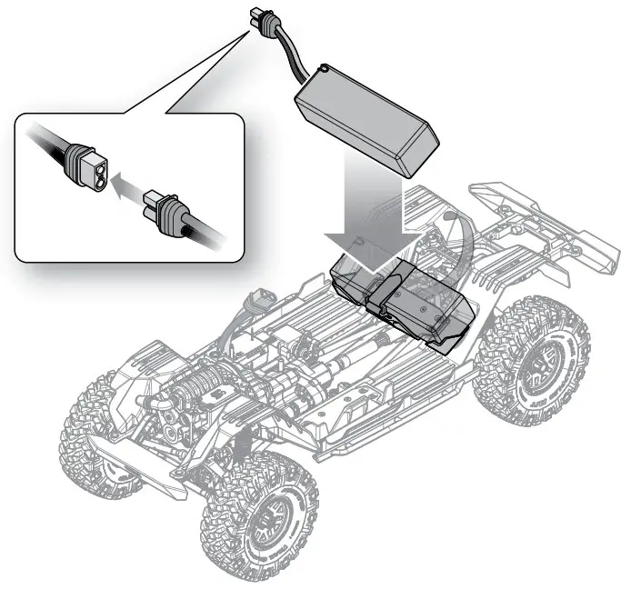 HORIZON SCX-10 III Jeep Gladiator- INSTALL THE VEHICLE --