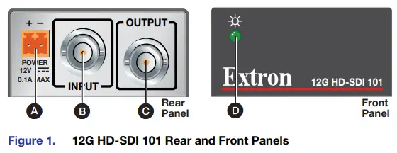 Extron 12G HD-SDI 101 Cable Equalizer-fig3