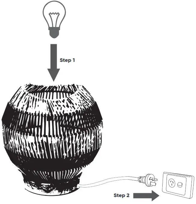 MATT BLATT MBLIBTKYTLA New Kyoto Table Lamp - ASSEMBLY