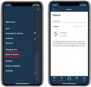 Skills And Games Menu Interface