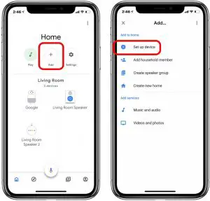 Connecting to Google Home Interfaces
