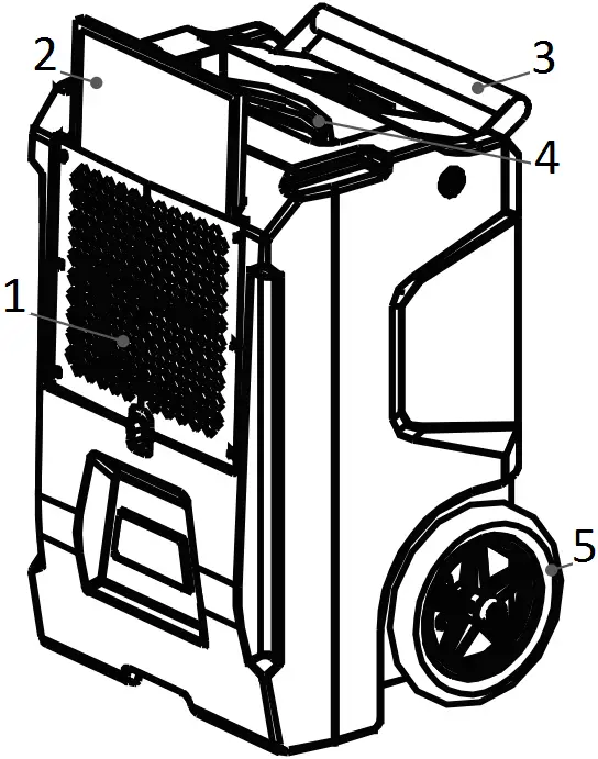 ALORAIR Storm DP Dehumidifier Front View