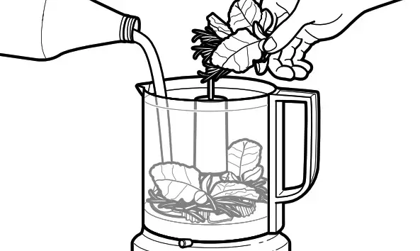 KitchenAid USING THE FOOD CHOPPER- Place ingredients-