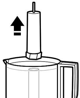KitchenAid USING THE FOOD CHOPPER- Pull the drive adaptor