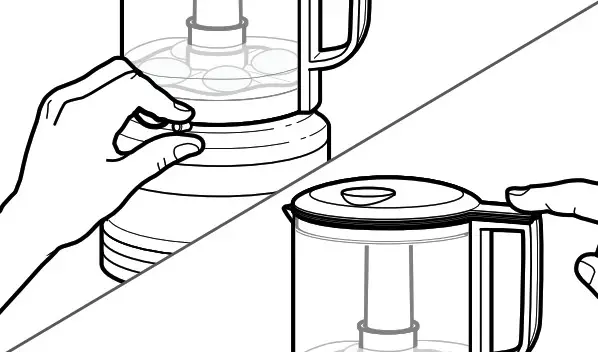 KitchenAid USING THE FOOD CHOPPER- Slide the Chop