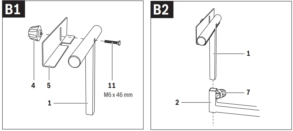 BOSCH GTA 2600 Professional Mitre Saw Stand-4