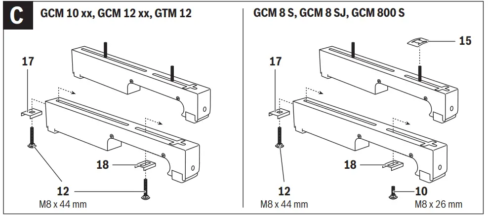 BOSCH GTA 2600 Professional Mitre Saw Stand-5
