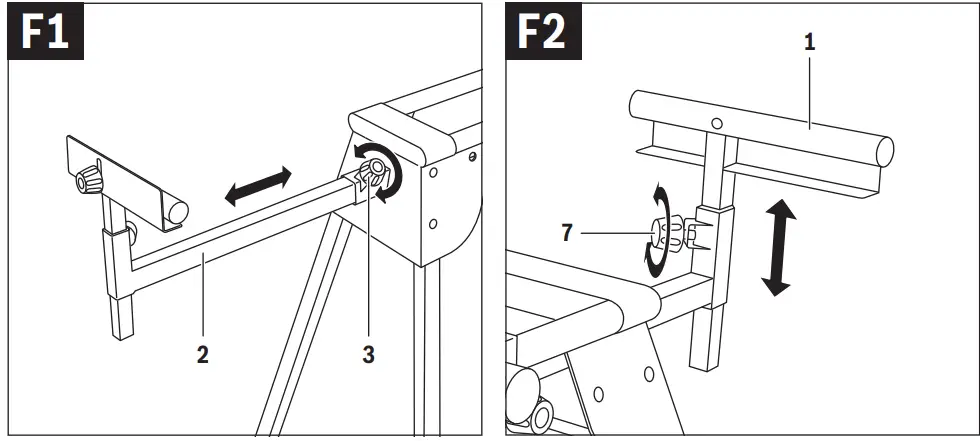 BOSCH GTA 2600 Professional Mitre Saw Stand-8